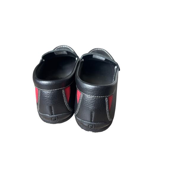 Men's NWOB Foot Joy Black Slip On Loafer Sz 10.5 - Picture 3 of 5